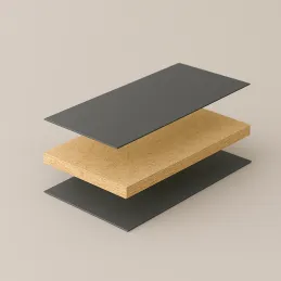 Pannello in truciolare PFLEIDERER Grigio antracite / U12290 SD
