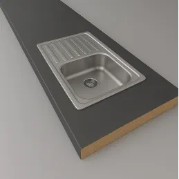 Piano di lavoro PFLEIDERER Grigio antracite / U12290 SD