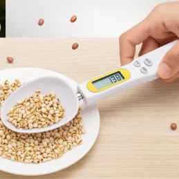 Mestolo da cucina con display LCD e bilancia ELECTRA / Bianco