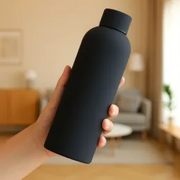 Thermos in acciaio inox TERMO SOFT 500ml / Nero