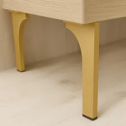 Piedino per mobili CRUDO / Oro opaco