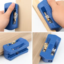Rifilatore manuale per bordi in ABS di pannelli truciolari / Blu