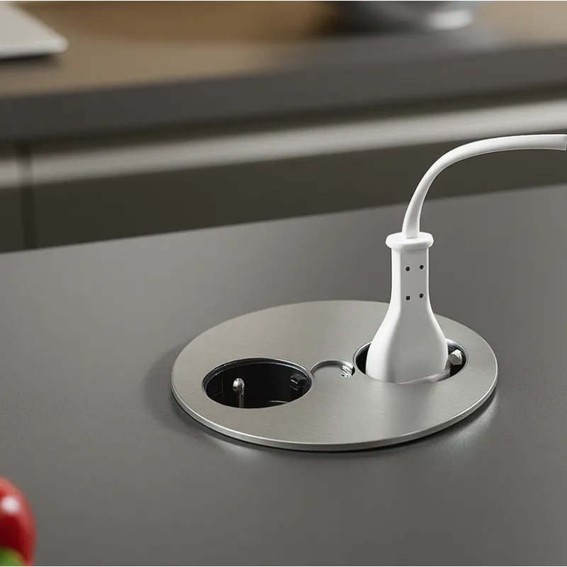 Presa elettrica Twister / Acciaio inox