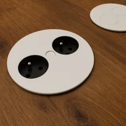 Presa elettrica Twister / Bianca