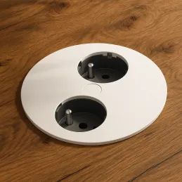 Presa elettrica Twister / Bianca