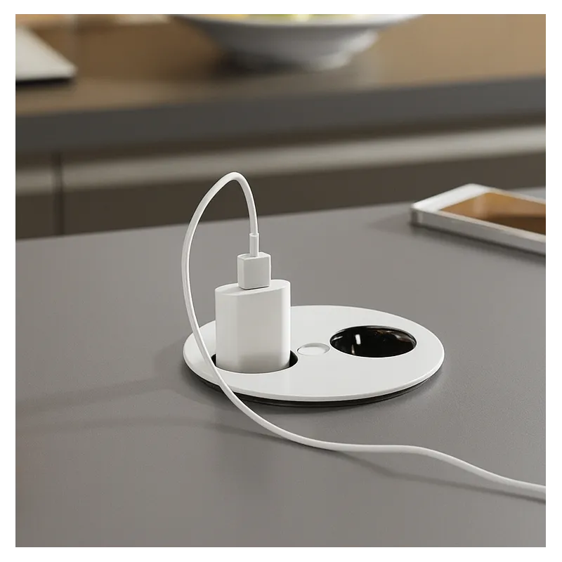 Presa elettrica Twister / Bianca