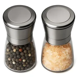 Set di 2 macinini in ceramica per sale e pepe AGIA / Acciaio inox