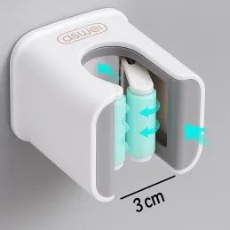 Gancio autoadesivo per scopa o mocio LOLA / Bianco