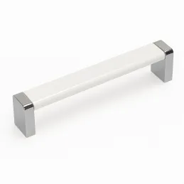 Maniglia IBIS Bianco / Cromo