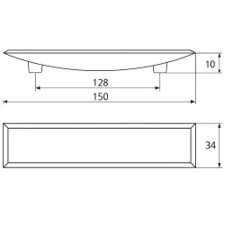 Maniglia INNER / Cromo satinato