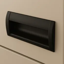 Maniglia da incasso MARKER / Nero opaco