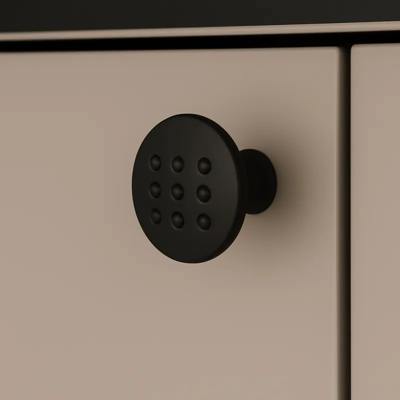 Pomello VISTA Slim / Nero opaco