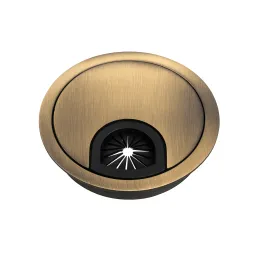 Passacavi LINDA 60 / Oro antico spazzolato