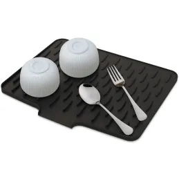 Scolapiatti in silicone ROBUS / Antracite