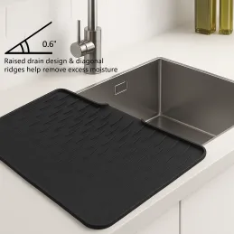 Scolapiatti in silicone ROBUS / Antracite