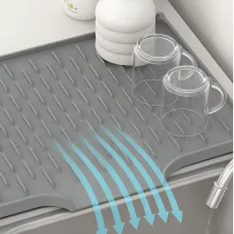 Scolapiatti in silicone ROBUS / Grigio