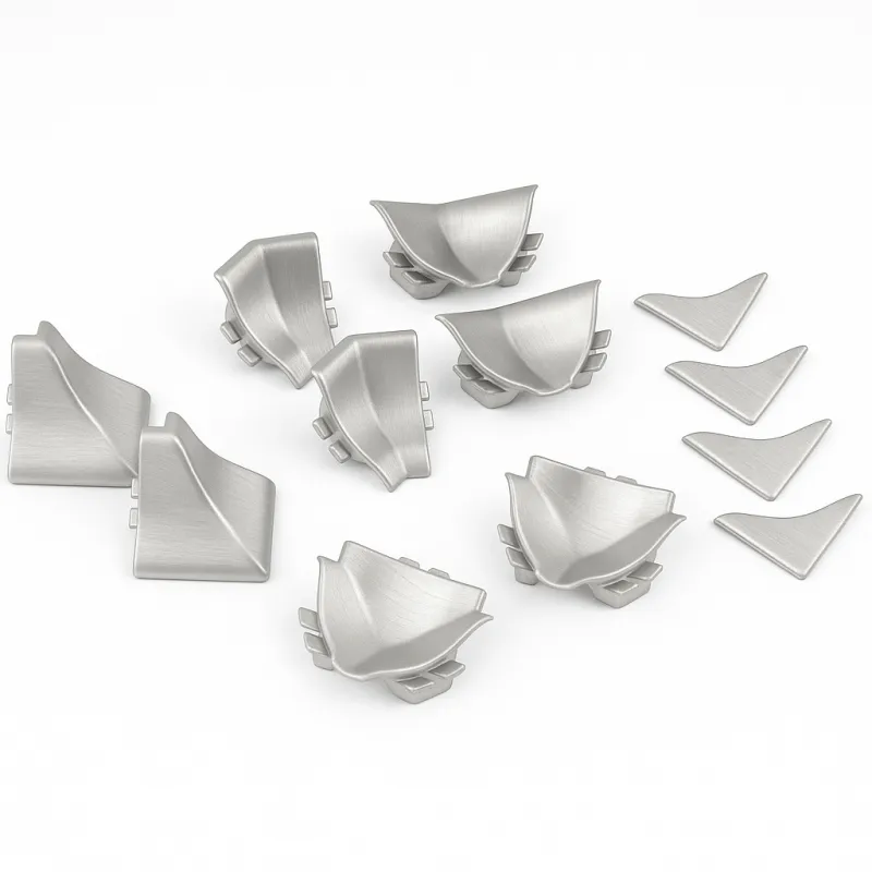 Set di terminali per profilo di tenuta SLIM LINE / acciaio inox