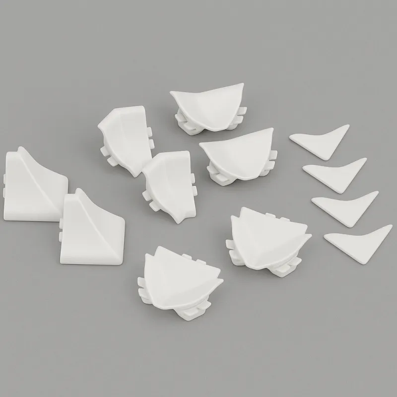 Set di terminali per profilo di tenuta SLIM LINE / Bianco