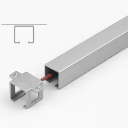 Fissaggio superiore della guida K-075 / A soffitto