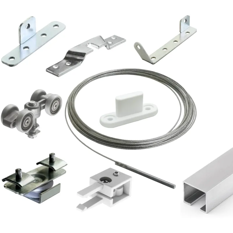 Kit per due porte scorrevoli SYNCHRONIK 100 kg