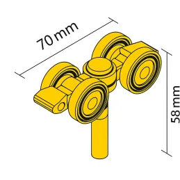 Rotella superiore STANFOLD