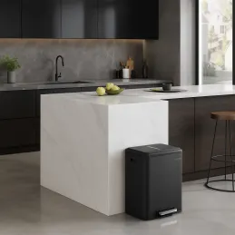 Pattumiera STING con pedale 2x15L / Antracite