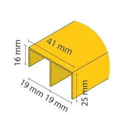 Binario inferiore AOF-050
