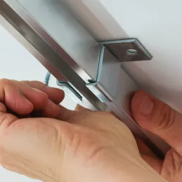 Binario superiore per porte scorrevoli / Alluminio anodizzato