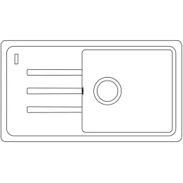 Lavello in gres Franke BSG 611-78/39