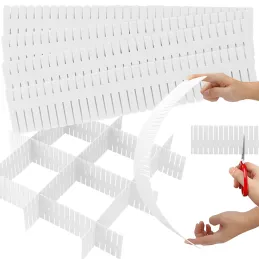 Set di 4 organizer per cassetti / Bianco