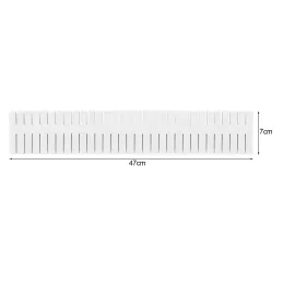 Set di 4 organizer per cassetti / Bianco