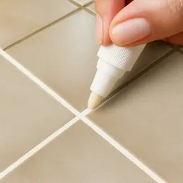 Pennarello ritocco per piastrelle e fughe / Bianco