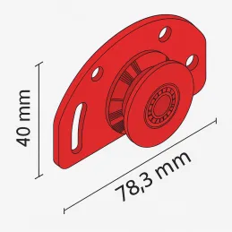 Rotella inferiore FAST 50 kg