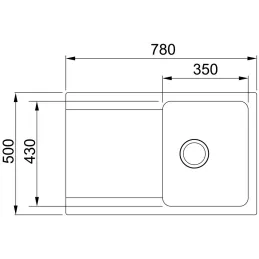 Lavello in tectonite Franke OID 611-62