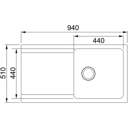 Lavello in tectonite Franke OID 611