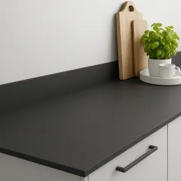 Piano di lavoro compatto PFLEIDERER Vulkánovo nero super opaco / U12000PX