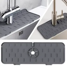 Scolapiatti in silicone sotto il rubinetto FAUCET / Grigio
