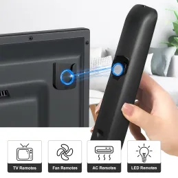 Supporto magnetico per telecomando / Nero opaco