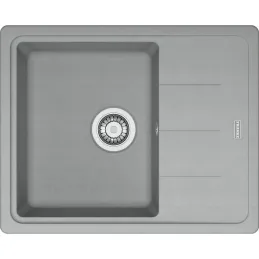 Set G55 Franke lavello in fragranite BFG 611-62 + miscelatore FC 9547 / doccetta / Grigio pietra