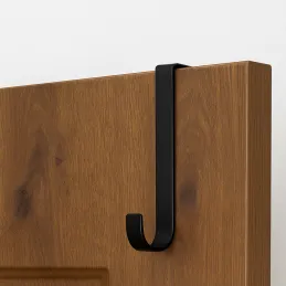 Appendiabiti da porta e termosifone MARKER / Nero opaco