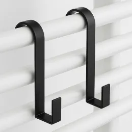 Appendiabiti da porta e termosifone MARKER / Nero opaco