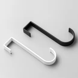 Appendiabiti da porta e termosifone MARKER / Nero opaco