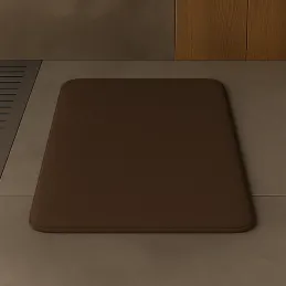 Tappetino da bagno in memory foam SANTANA 600 x 400 mm / Caffè
