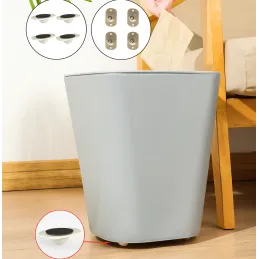 Set da 4 pattini autoadesivi con cuscinetto per mobili ROLLER / Bianco