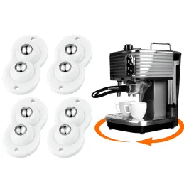 Set di 4 pattini autoadesivi con cuscinetto per mobili ROLLER DUO / Bianco