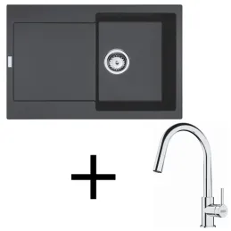 Set G258 Lavello in ceramica Franke MRG 611 + Miscelatore FS 3229 / Onyx