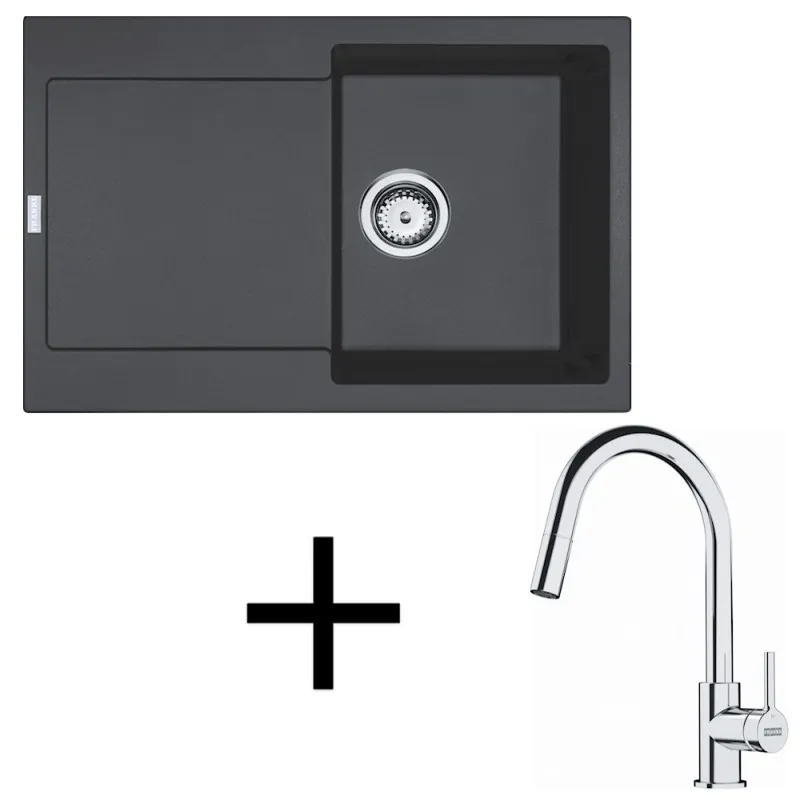 Set G258 Lavello in ceramica Franke MRG 611 + Miscelatore FS 3229 / Onyx