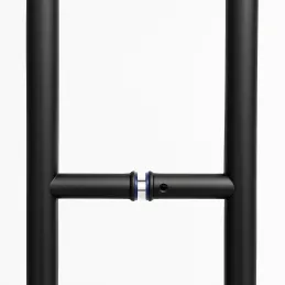 Maniglia bifacciale per porta HOME / Nero opaco