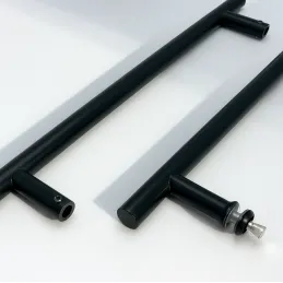 Maniglia bifacciale per porta HOME / Nero opaco
