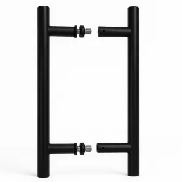 Maniglia bifacciale per porta HOME / Nero opaco